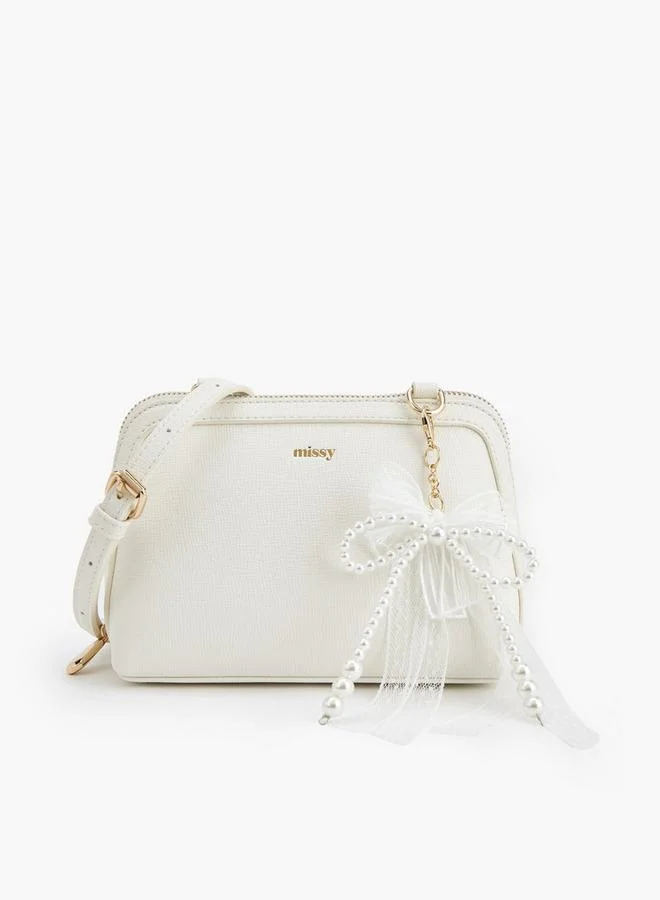 ميسي Charm Accent Crossbody Bag With Detachable Strap